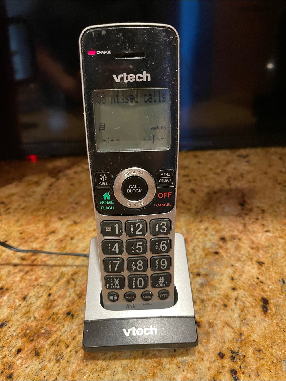 V-Tech Landline Cordless Phone W/Built In Voicemail